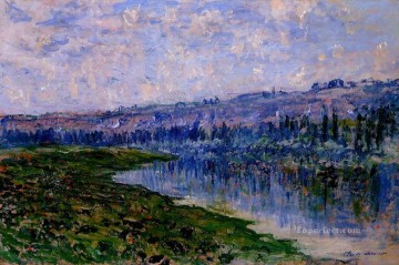 The Seine and the Chaantemesle Hills Claude Monet Oil Paintings